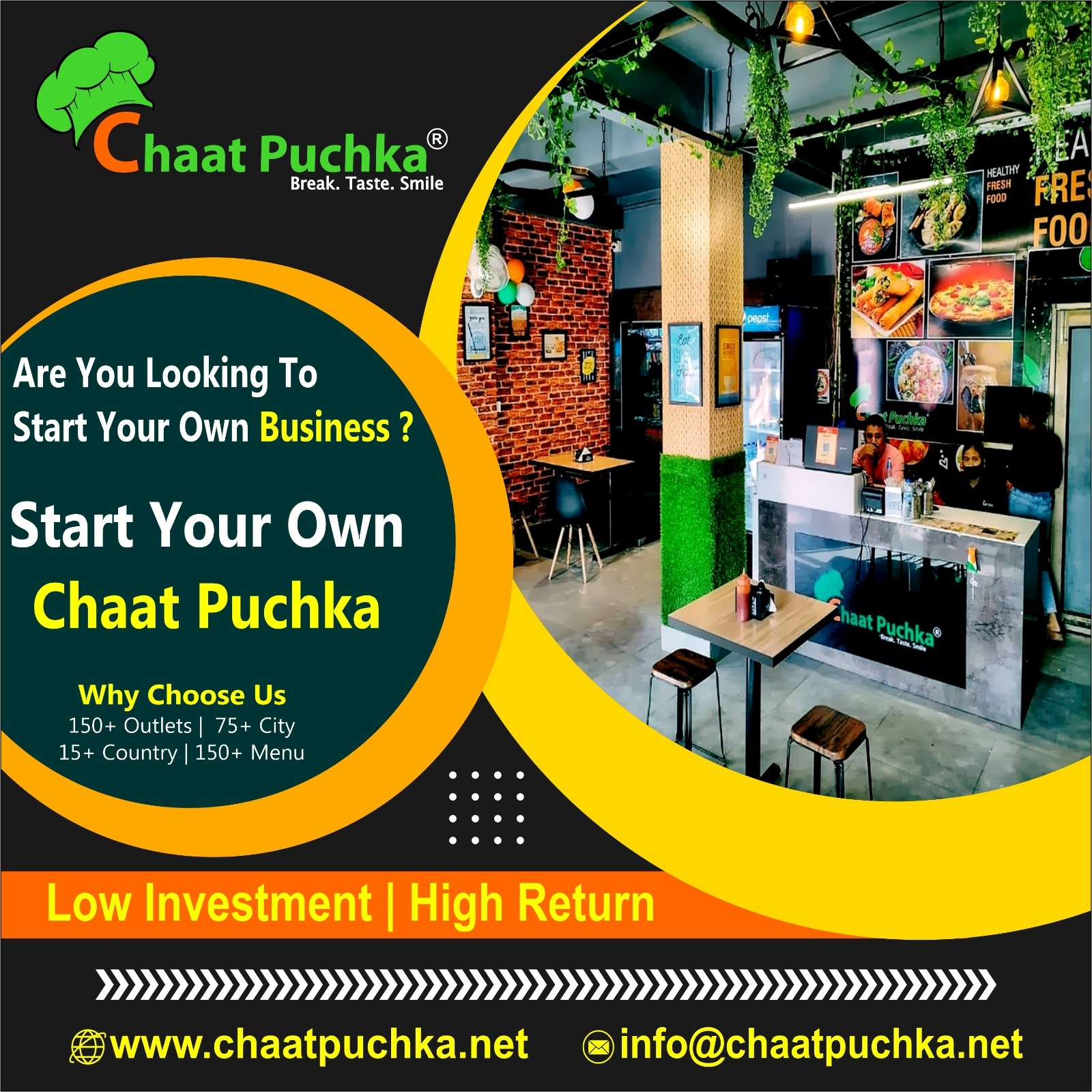 Popular Street Food Franchise in India | Chaat Puchka